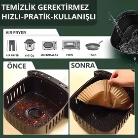 Resim Fritöz Pişirme Kağıdı 50 Adet 
