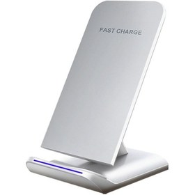 Resim Butu G100 Kablosuz Hızlı Şarj Masa Standı Telefon Şarj Cihazı Beyaz 