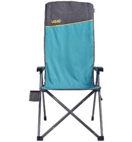 Resim Uquip Justy Xl 3 Pozisyonlu Konforlu Katlanır Kamp Sandalyesi Boulder Lacivert 