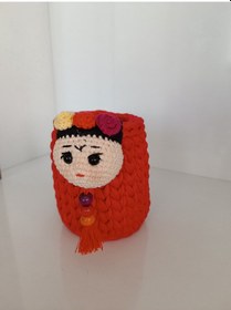 Resim Amigurumi Frida Figürlü Kalemlik Her Yaş Grubuna Uygundur 