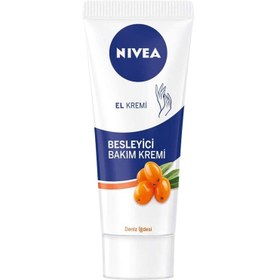 Resim Nivea Besleyici Bakım El Kremi Deniz İğdesi 75 ml 