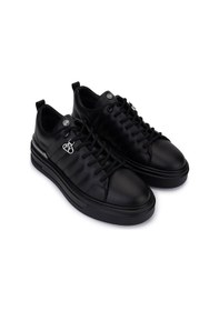 Resim Tamer Tanca Erkek Hakiki Deri Siyah Deri Sneakers & Spor Ayakkabı 352 23141 Erk Ayk Sk25-26 Sıyah Dr Siyah 