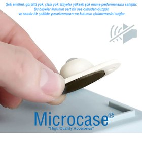 Resim Microcase 360 Derece Döner Bilyeli Yük Eşya Kaydırma ve Taşıma Aparatı 4lü Set AL4459 