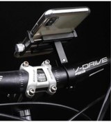 Resim Ally Bisiklet Motorsiklet Gidon metal Vidali siyah Telefon Tutucu Kr01 
