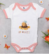 Resim Bitmeyen Kartuş Bk Kids My Princess Tasarımlı Pembe Bebek Body Zıbın-1 