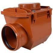 Resim Pvc Pi Su Çek Valf 125 Mm Kapaklı 