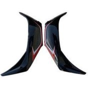 Resim Kuba Cup100 Ege Sağ Sol Dış Dizlik Takım Siyah 