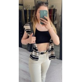 Resim Livize Hakiki Deri Sarı Kadın Kemer 2 cm Genişlikte 
