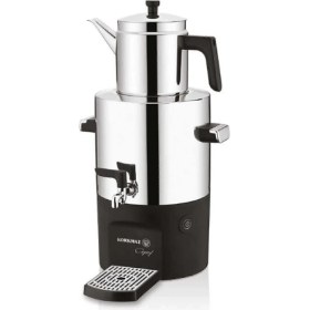 Resim Gri Inox Parlak Semaver A841-01, Şık ve Dayanıklı Tasarım, Pratik Kullanım Sağlar. 