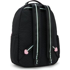 Resim Kipling Seoul Büyük Boy Sırt Çantası Pembe 