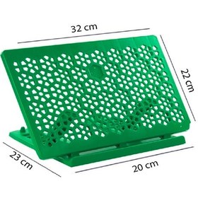 Resim Plastik Rahle - Pratik Rahle - Masa Üstü Rahlesi - Kitap Okuma Standı - Yeşil 