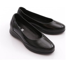 Resim Dgn 2265 Kadin Comfort Ayakkabi Siyah Petek 