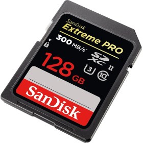 Resim Sandisk 128GB Extreme Pro Hafıza Kartı, 300MB/SN'E Kadar - SDSDXPK-128G-GN4IN 