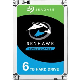 Resim Seagate Skyhawk ST6000VX001 6TB 5400RPM Sata3 256MB/S 195MB/S 180TB/Y 7/24 Güvenlik Harddiski 