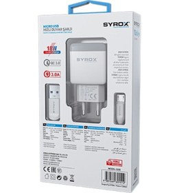Resim Syrox Samsung Uyumlu 3 Amper Hızlı Ev Şarjı - Syx-Q30 