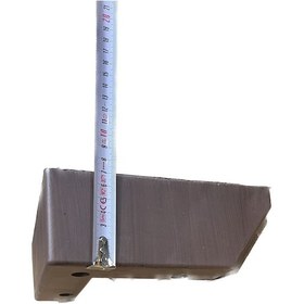 Resim Kahverengi 7x7 L Koltuk Ayağı 