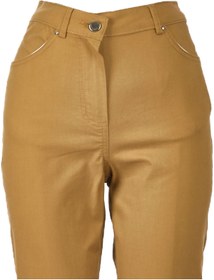 Resim Seleste Minimalist Yüksek Bel Regular Fit Kadın Pantolon - Günlük Kullanım - İndigo / 42 
