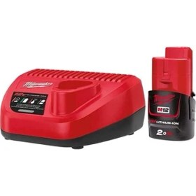 Resim Milwaukee M12 NRG-201 Akü + Şarj Cihazı Paketi 