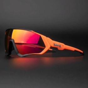 Resim Kapvoe Değişebilir 5 Lens Mtb Polarize Bisiklet Spor Dağ Kayak Gözlüğü 