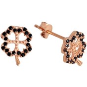 Resim Argentum Concept - Yonca Motifli Gümüş Küpe - K070601 