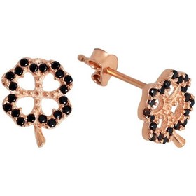 Resim Argentum Concept - Yonca Motifli Gümüş Küpe - K070601 