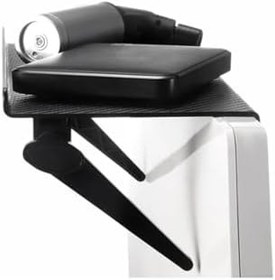 Resim TİNEKE 30x12 Cm Katlanabilir Katlanabilir Televizyon TV Standı Ayarlanabilir Ekran Üstü Raf Portatif Eşya 