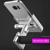 Resim 360° Dönebilen Alüminyum Bisiklet Telefon Tutacağı - Dayanıklı, Dağ ve Yol Bisikleti, Motosikletler için Uygun 