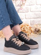 Resim Guja Getto Emoji Süs Detaylı Rahat Hafif Kalın Taban Kadın Sneaker Ayakkabı 