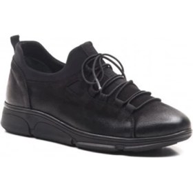 Resim Venüs 2151201 Hakiki Deri Kadın Smart Casual Ayakkabı Siyah 