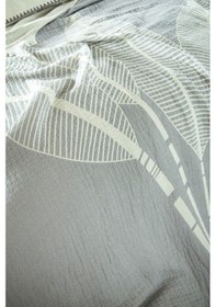 Resim Çift Kişilik June Gri Müslin Yatak Örtülü Nevresimli Pike Takımı Gri 