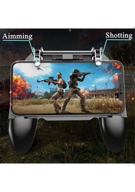 Resim W-10 Pubg Gamepad Joystick Oyun Konsolu 