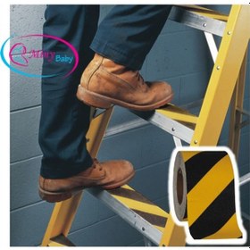 Resim Kaydırmaz Sarı-Siyah Bant 