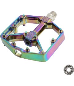 Resim Heugers O-Slıck Pedal – Alüminyum, Kompozit Rulmanlı, Rainbow Renk 
