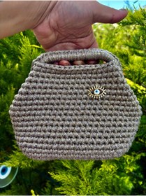 Resim UNİCORNS Tasarım Clutch, Burslu Clutch, Küçük Boy Clutch, Saplı Clutch, Simli El Çantası 