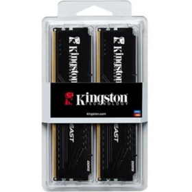 Resim 16 GB (2X8GB) Ddr5 5600MHZ Kıngston Beast Black CL36 Dt KF556C36BBEK2/16TR 