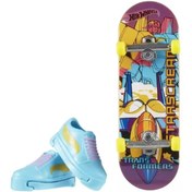 Resim Hot Wheels Skate Temalı Parmak Kaykay ve Ayakkabı Paketleri HMY18-HVK39 