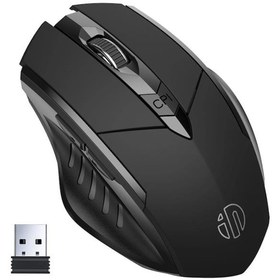 Resim Polham 2.4g 700MAH Şarj Edilebilir Süper Sessiz Gaming, Oyuncu Mouse, Ergonomik Tasarımlı Mouse 