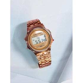 Resim 2xudc Gül-Altın Vintage Vintage Dijital Kol Saatleri LCD Ekran Spor Kol Saati Elbise Dijital Saat Bilezik Klasik Kol Saati (Yurt Dışından) 
