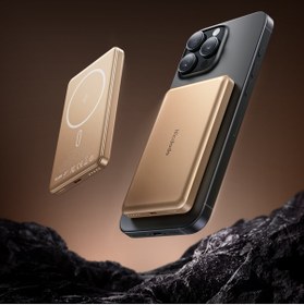Resim Mcdodo MC-4642 5000mAh 20W METAL ULTRA İNCE KABLOSUZ POWERBANK 