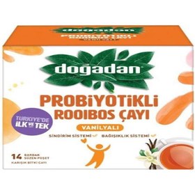 Resim Doğadan Probiyotikli Rooibos Çayı Vanilyalı 14'lü 