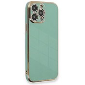 Resim Apple Iphone 12 Pro Kılıf Olive Plated Yeşil Microsonic