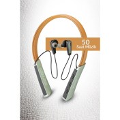 Resim Subzero Kablosuz Bluetooth Kulaklık Wıreless Stereo - Boyun Askılı Deri Sporcu Kulaklığı Super Bass EP99 