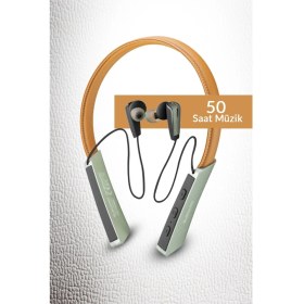 Resim Subzero Kablosuz Bluetooth Kulaklık Wıreless Stereo - Boyun Askılı Deri Sporcu Kulaklığı Super Bass EP99 