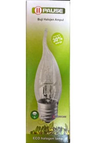 Resim BOYTAŞ 18 WATT HALOJEN MUM AMPUL E27 DUY / SARI IŞIK 6'LI PAKET 