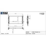 Resim RADYATÖR TRANSIT TURBO V347 KLİMASIZ 1 SIRA 6C118005AB 0222291AB 