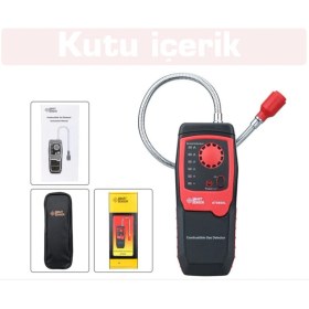 Resim Texta Smart Sensor AT8800L Yanıcı Gaz Kaçak Dedektörü Seviye Alarmlı 