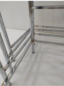 Resim Zigon Sehpa 4'Lü Metal Model Transmisyon Nikelaj Ayak Ahşap Merme (422100587) 