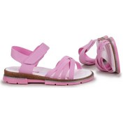 Resim Kiko Kids Şb 2722-27 Orto Pedik Kız Çocuk Sandalet Terlik Pembe Pembe 