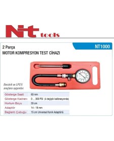 Resim Nt Tools NT1000 Motor Kompresyon Test Cihazı 2 Parça 