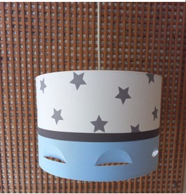 Resim 545 Yıldızlı Mavi Genç Bebek Ve Çocuk Odası Avize Sarkıt 